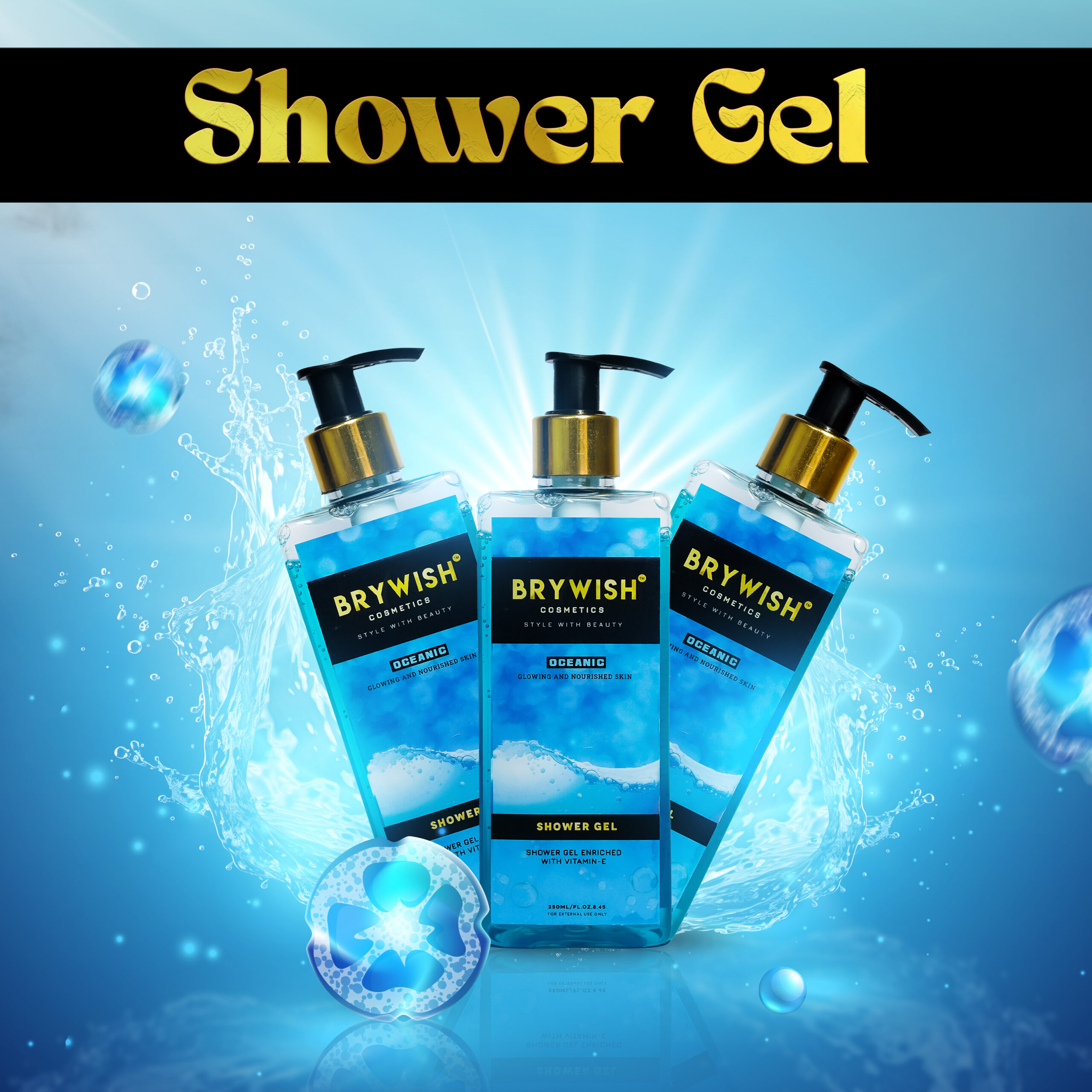 Brywish Oceanic Shower Gel - 250ml